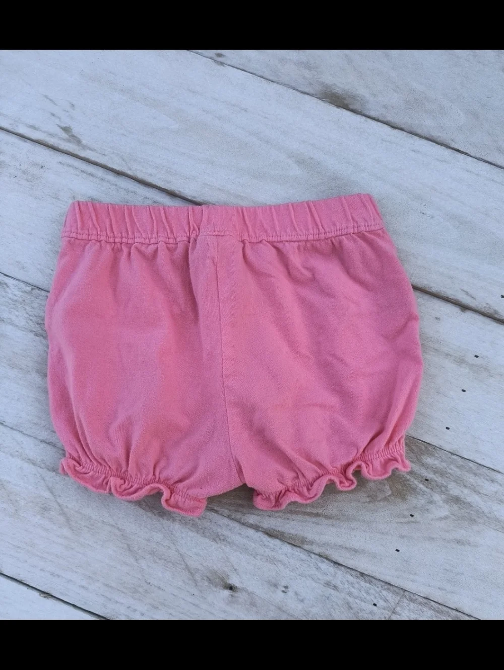 Carter's Baby Girls Pink Ruffle Shorts Bloomer Style Size 18 Months